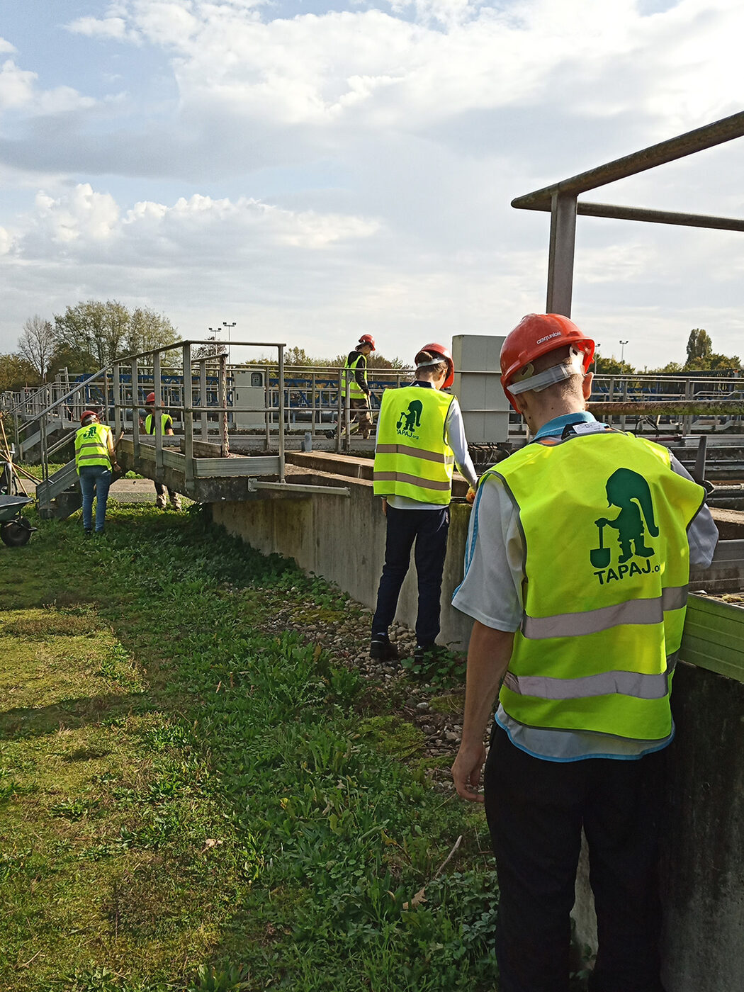 Des TAPAJeurs sur un chantier d’entretien d’espaces verts